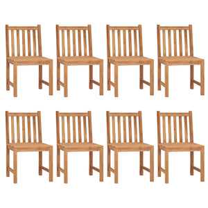 9-teiliges Garten-Ess-Set 200 x 100 cm Massivholz Teak