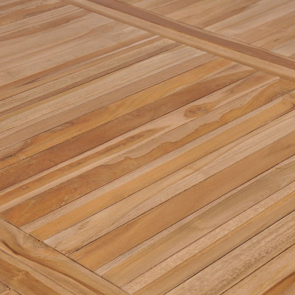 9-teiliges Garten-Ess-Set 200 x 100 cm Massivholz Teak