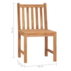 9-teiliges Garten-Ess-Set 200 x 100 cm Massivholz Teak