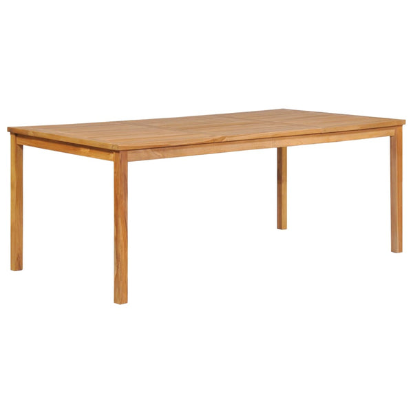 9-teiliges Garten-Ess-Set 200 x 100 cm Massivholz Teak