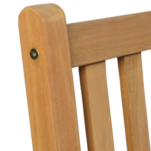 7-teiliges Garten-Ess-Set 200 x 100 cm Massivholz Teak