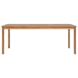 9-teiliges Garten-Ess-Set 200 x 100 cm Massivholz Teak