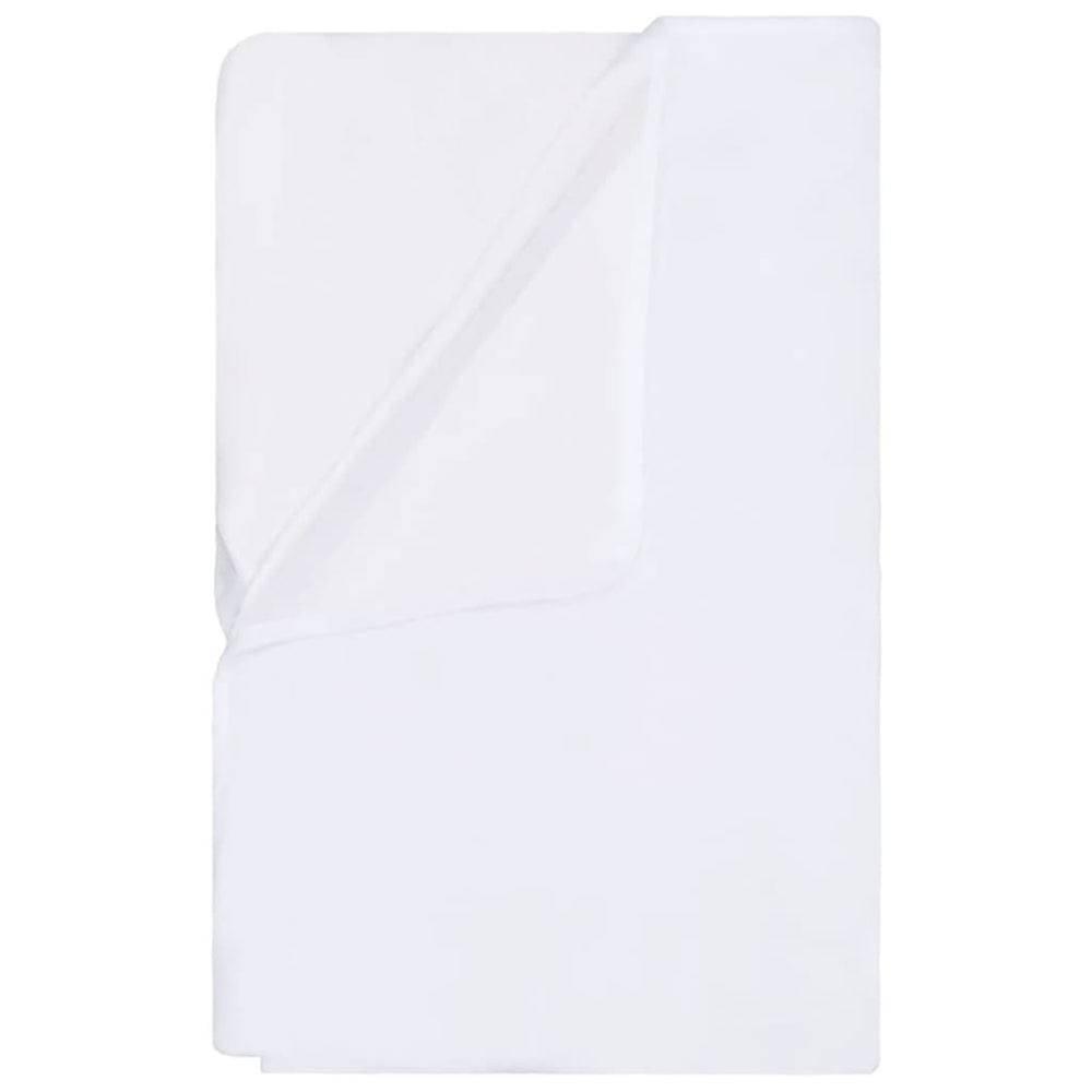 vidaXL Protège-matelas 2 pcs Imperméable Coton 140x200 cm Blanc
