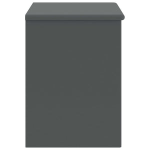 vidaXL Table de chevet gris foncé 35x30x40 cm Pin massif
