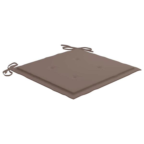 vidaXL Chaises de jardin avec coussins 3 pcs Bois d'acacia massif