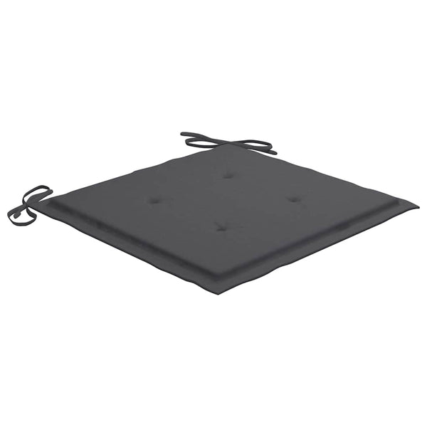 vidaXL Chaises de jardin avec coussins 4 pcs Bois d'acacia massif