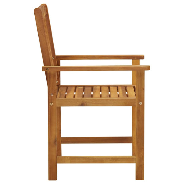 vidaXL Chaises de jardin avec coussins 2 pcs. Bois d'acacia massif