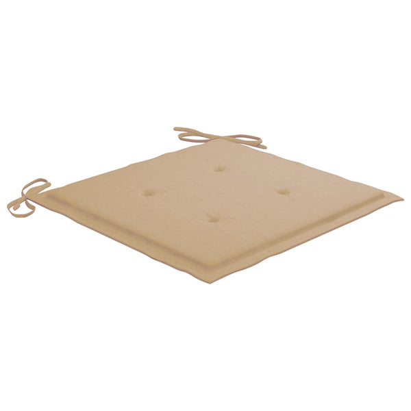 vidaXL Chaises de jardin avec coussins 2 pcs. Bois d'acacia massif