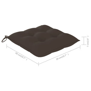 Gartenstühle mit Kissen 4 Stk. Massivholz Akazie