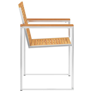 vidaXL Chaises de jardin avec coussins 2 pcs. Bois de teck massif et acier