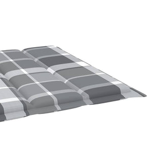 vidaXL Chaise longue avec coussin Bois d'acacia massif Acier galvanisé