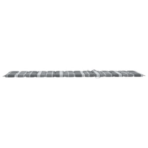 vidaXL Chaise longue avec coussin Bois d'acacia massif Acier galvanisé
