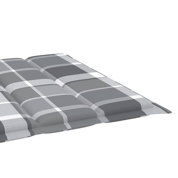 vidaXL Chaise longue avec coussin Bois d'acacia massif