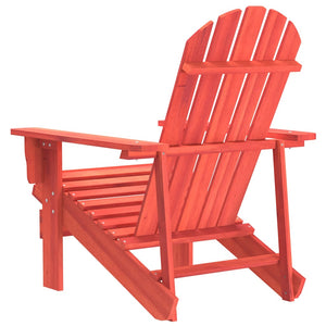 Adirondack-Gartenstuhl Massivholz Tanne Rot