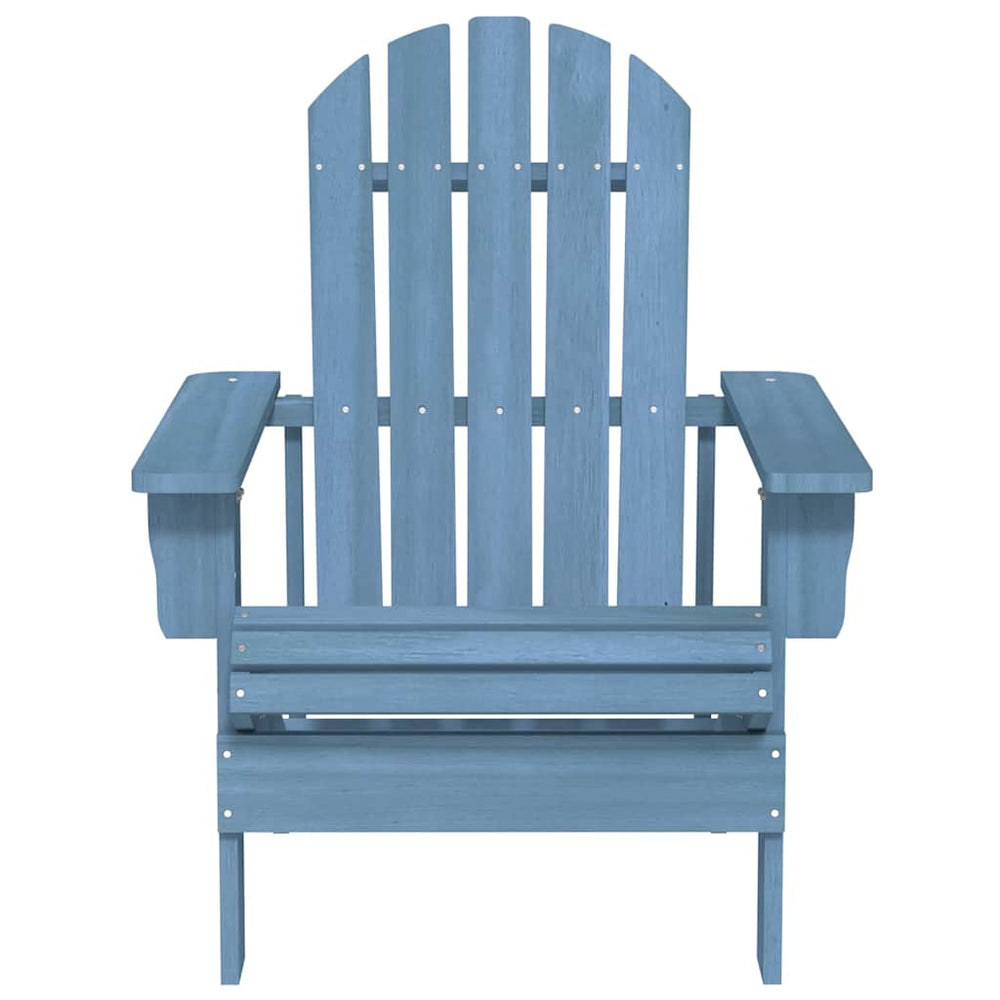 Adirondack-Gartenstuhl Massivholz Tanne Blau