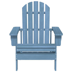 Adirondack-Gartenstuhl Massivholz Tanne Blau