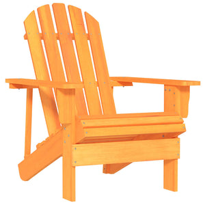 Adirondack-Gartenstuhl Massivholz Tanne Orange