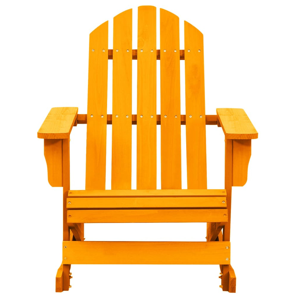 Adirondack-Schaukelstuhl Massivholz Tanne Orange