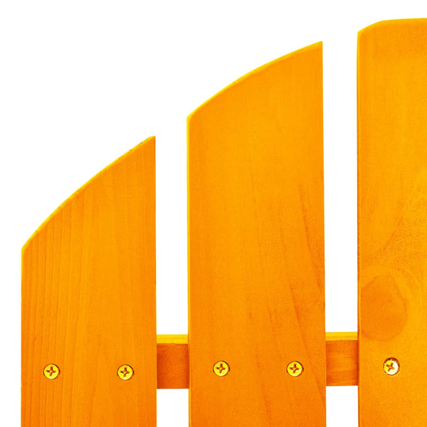 Adirondack-Schaukelstuhl Massivholz Tanne Orange