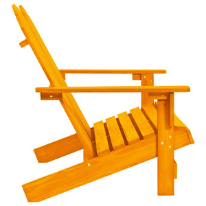 Adirondack-Gartenbank 2-Sitzer Massivholz Tanne Orange