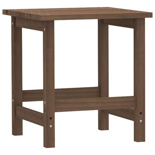 Adirondack-Gartenstuhl mit Tisch Massivholz Tanne Braun