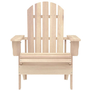 Adirondack-Gartenstuhl mit Tisch Massivholz Tanne