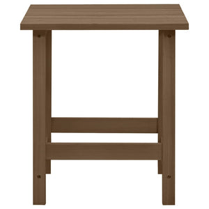 Adirondack-Gartenstuhl mit Fußstütze & Tisch Tannenholz Braun