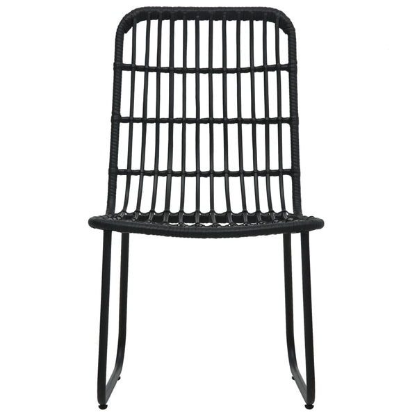 5-tlg. Garten-Essgruppe Poly Rattan und Glas