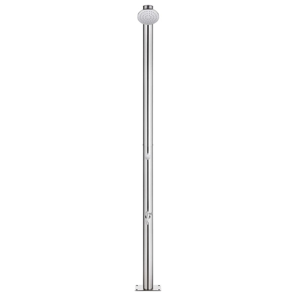 Gartendusche 215 cm Edelstahl