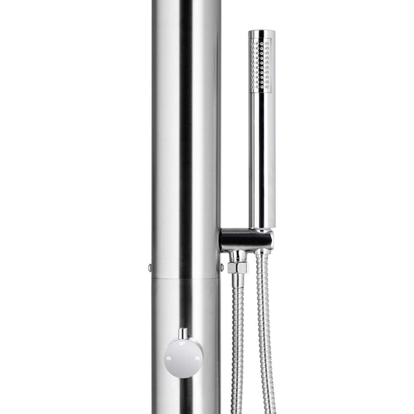 Gartendusche 220 cm Edelstahl