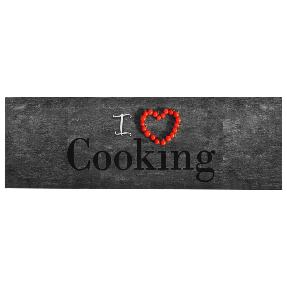 vidaXL Tapis de cuisine lavable Cooking 60x300 cm