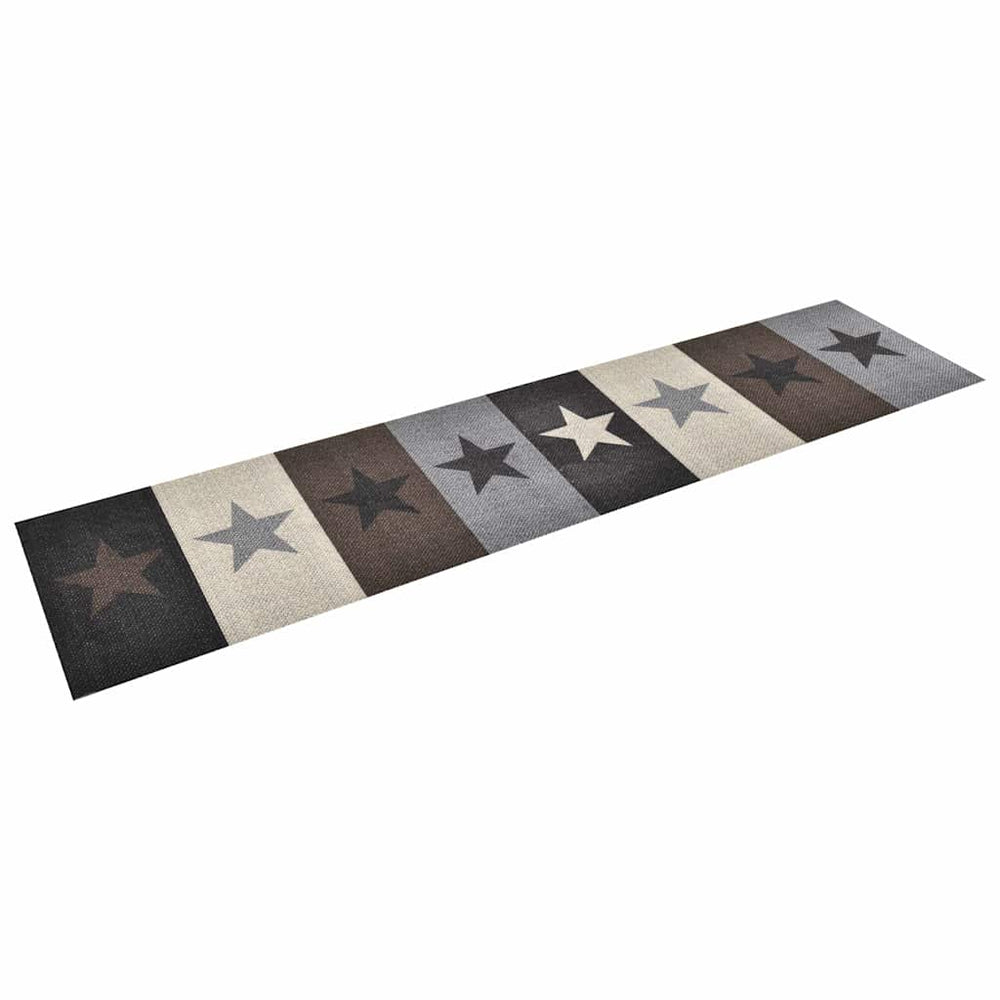 vidaXL Tapis de cuisine lavable Étoiles 60x300 cm