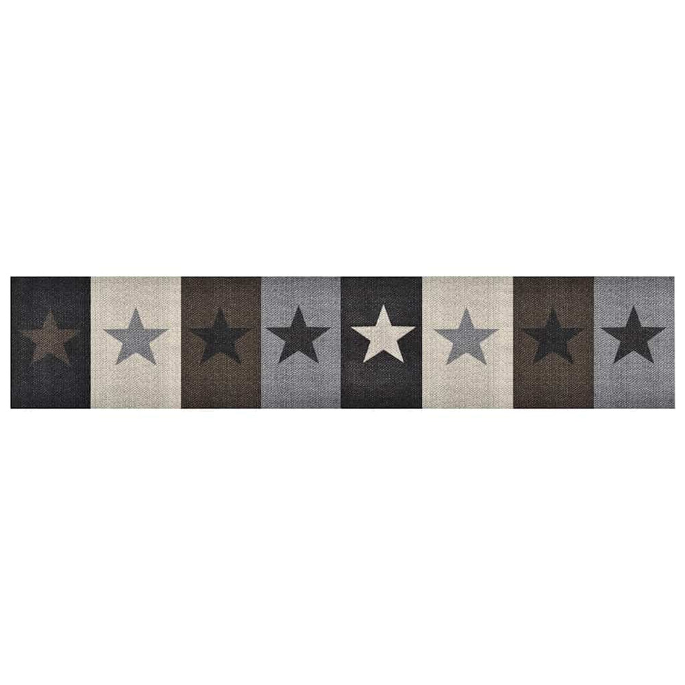 vidaXL Tapis de cuisine lavable Étoiles 60x300 cm