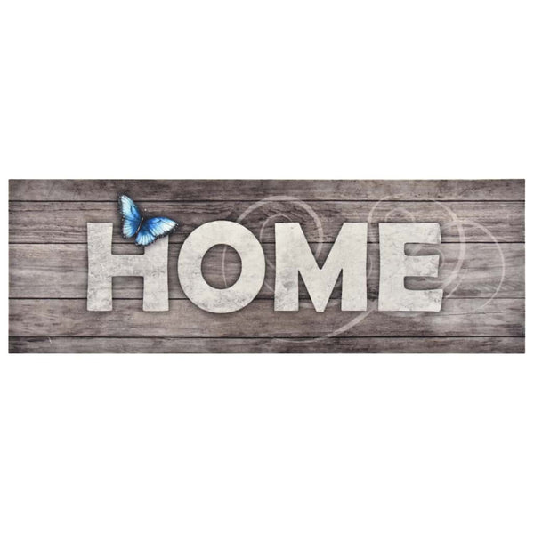 vidaXL Tapis de cuisine lavable Home 60x180 cm