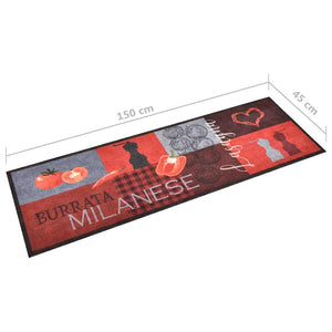 Küchenteppich Waschbar Tomaten 45x150 cm
