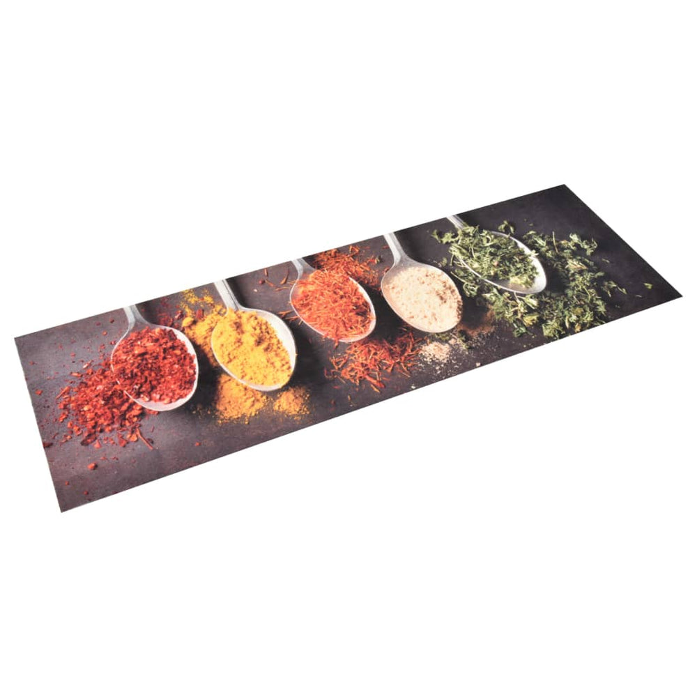 vidaXL Tapis de cuisine lavable Cuillère 60x300 cm