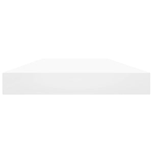 Bücherregal Bretter Weiß 40x10 cm, 4er Set