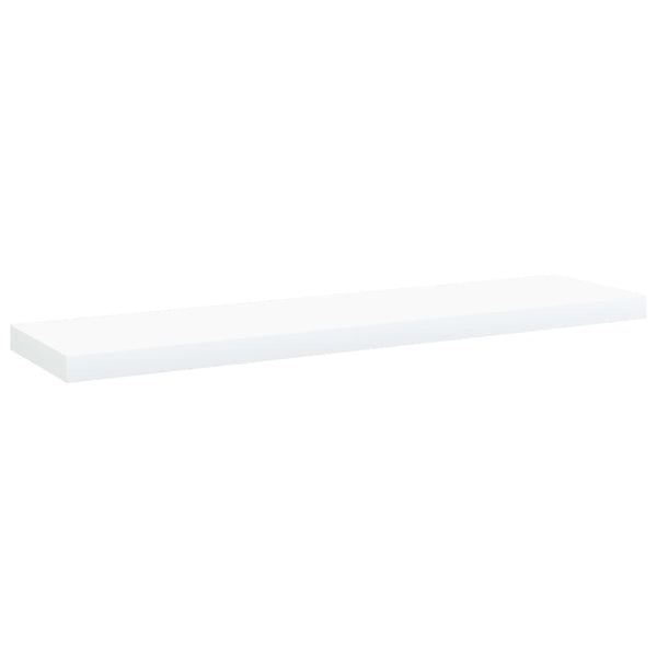 Bücherregal Bretter Weiß 40x10 cm, 8er Set