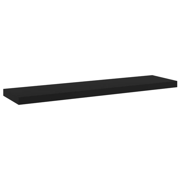 Bücherregal Bretter Schwarz 40x10 cm, 4er Set