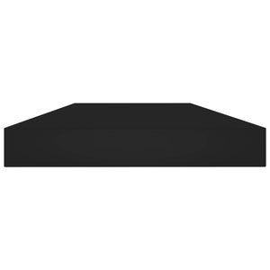 Bücherregal Bretter Schwarz 40x10 cm, 4er Set