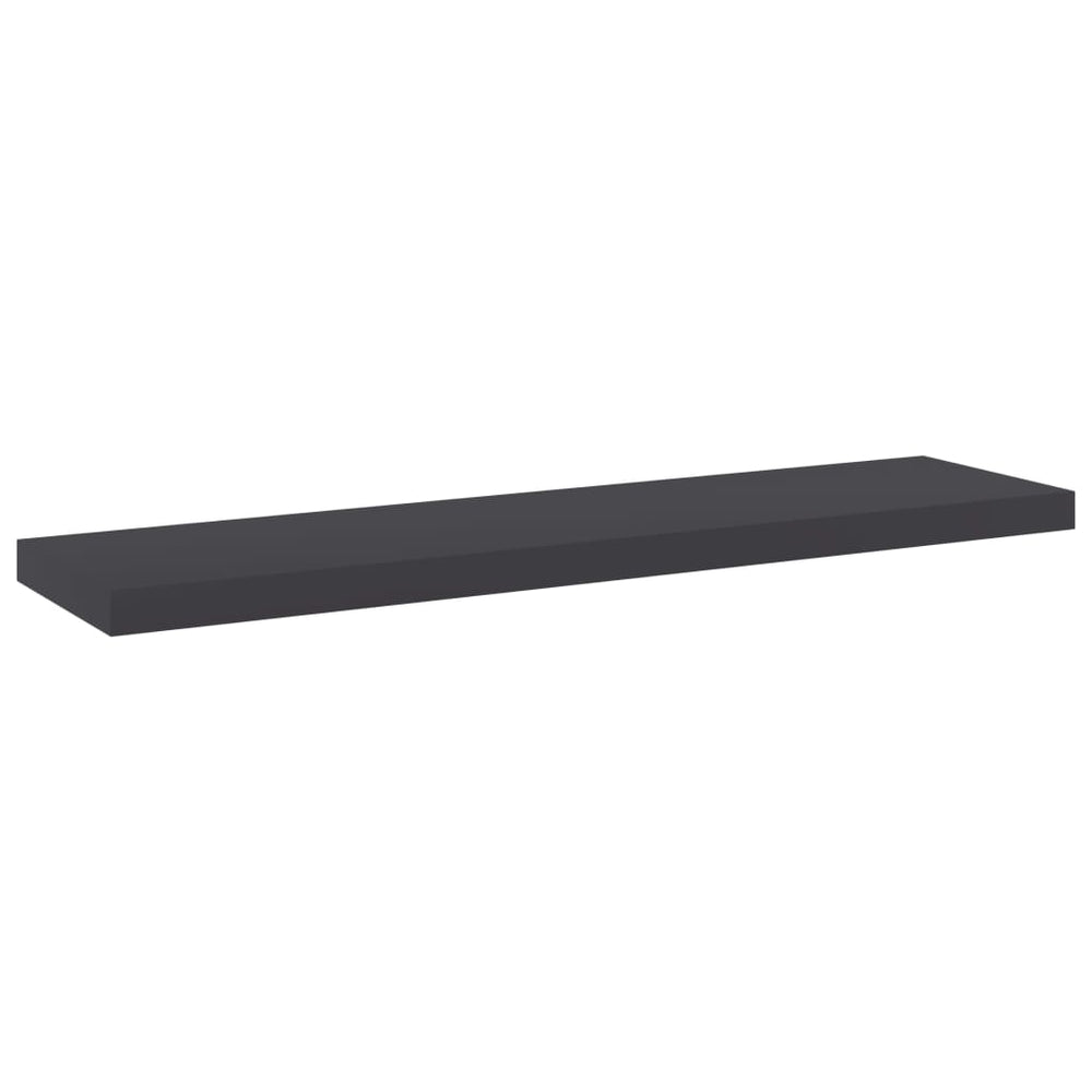 Bücherregal Bretter Grau, 4er Set