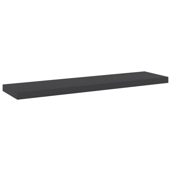 Bücherregal Bretter Grau 40x10 cm, 8er-Set