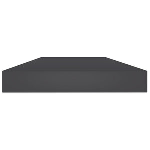 Bücherregal Bretter Grau 40x10 cm, 8er-Set