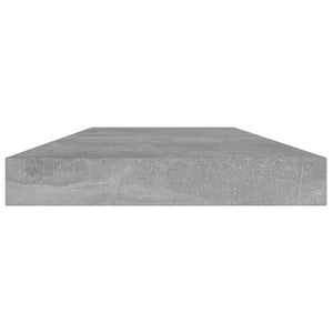 Betongraue Bücherregal-Bretter, 4er Set