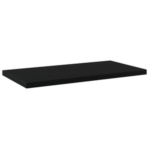 Schwarze Bücherregal Bretter 4er Set