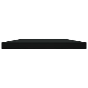 Schwarze Bücherregal Bretter 4er Set