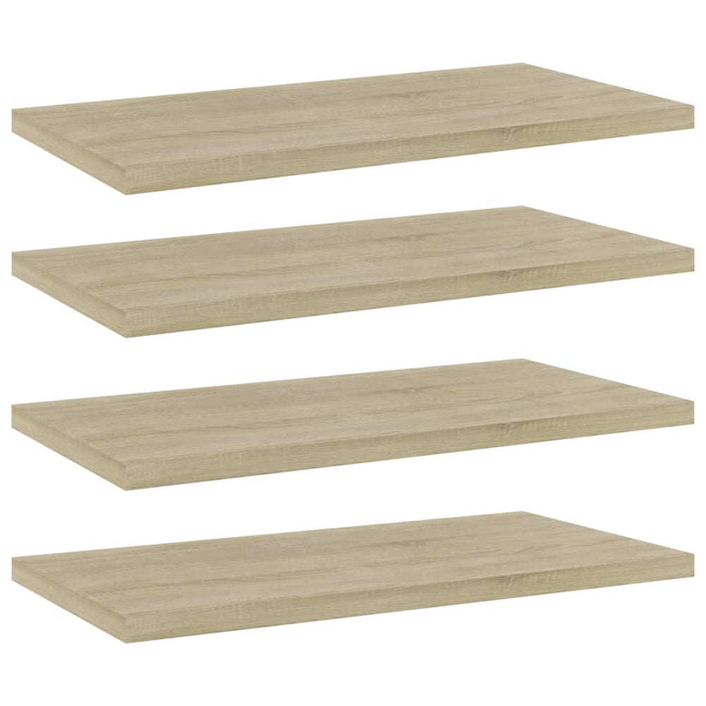 Sonoma Eiche Bücherregal Bretter 40x20 cm, 4er-Set