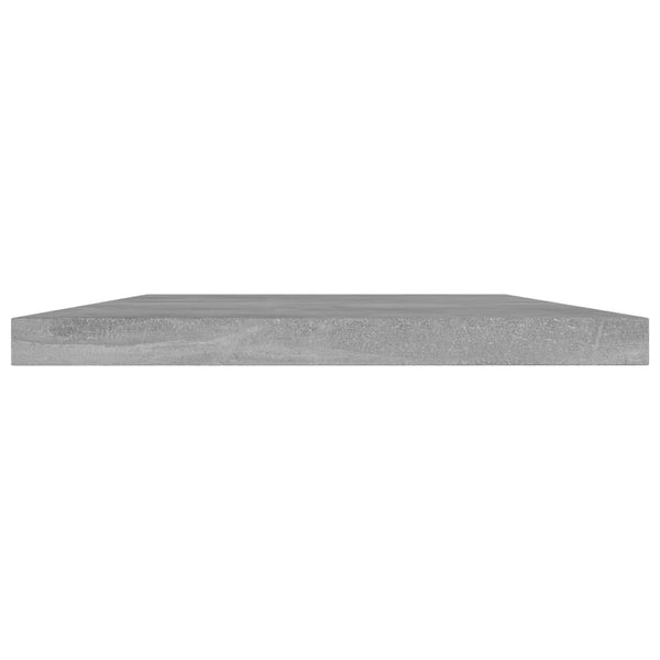 Betongraue Bücherregal Bretter, 8er Set