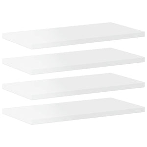 Regalbretter Hochglanz Weiß 40x20 cm, 4er Set