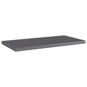 Regalbretter Hochglanz Grau 40x20 cm, 4er Set